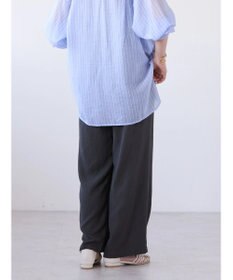 AMERICAN HOLIC 接触冷感リネンブレンドワイドパンツ