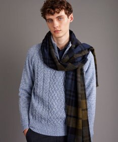 JOSEPH ABBOUD タータンチェック　ストール