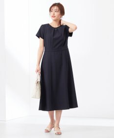 ANY SIS 【WEB・一部店舗限定】リネンライクポリエステル ワンピース