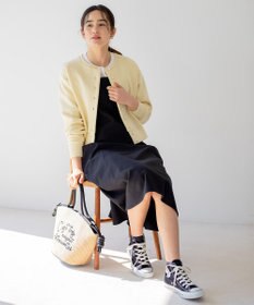 組曲 【肩ひも調整可】ドビーピケ キャミワンピース