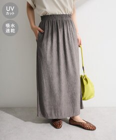 Green Parks ウェーブジャガードイージースカート