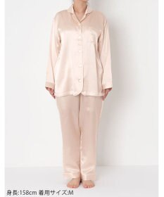 ワコール／睡眠科学 パジャマ シルク100% 長袖 長ズボン ここちよく眠れる 吸放湿性 レディース YDX542 睡眠科学／ワコール