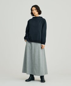 J.PRESS YORK STREET 【WOMEN】NEEDLE JERSEY ボトルネックプルオーバー