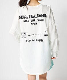 OP／FILA 【RUSTY】らくティブ｜プリント長袖Tシャツ