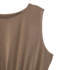 YECCA VECCA 【接触冷感】カットノースリーブワンピース