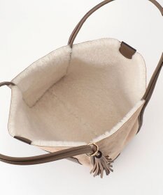 united bamboo フェイクボアリバーシブルトート