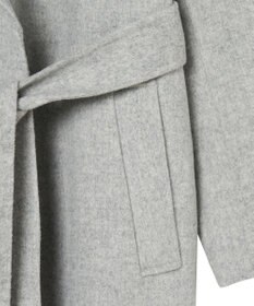 JOSEPH 【WEB&OUTLET限定】ダブルフェイスラムズ　ベルテッドコート