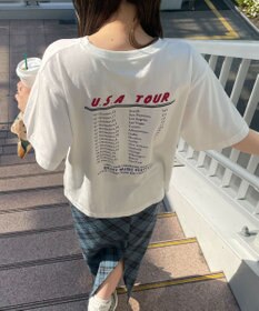 WEGO ヴィンテージライクグラフィックTシャツ