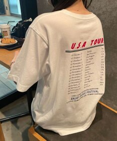 WEGO ヴィンテージライクグラフィックTシャツ