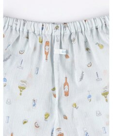 Wing パジャマ 綿100%(本体) 楊柳素材 高島ちぢみ（R） 3Lまで対応 大きいサイズ 5分袖 半袖 長ズボン レディース EP8047 ウイング／ワコール