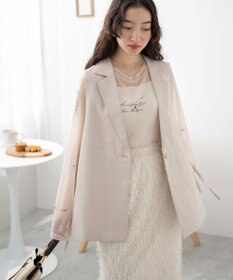 WEGO サイドリボンテーラードベスト