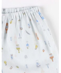 Wing パジャマ 綿100%(本体) 楊柳素材 高島ちぢみ（R） 3Lまで対応 大きいサイズ 5分袖 半袖 長ズボン レディース EP8047 ウイング／ワコール