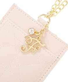 Maison de FLEUR Fチャームキルティングパスケース
