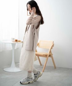 WEGO サイドリボンテーラードベスト