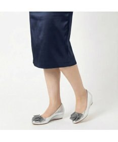 MODE ET JACOMO <MODE ET JACOMO>２WAYリボンコサージュウエッジパンプス