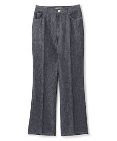 BEIGE， 【洗える】CUPHEA / センタープレス入りフレアパンツ