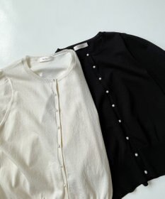 Feroux 【接触冷感・UVカット】ハーフスリーブ カーディガン