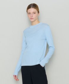 JOSEPH 【洗える】ウールリブ　ラウンドネックニット