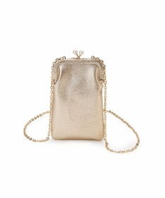 TOPKAPI 【TOPKAPI】シュリンクレザー パール チェーン ショルダー バッグ / スマホショルダー