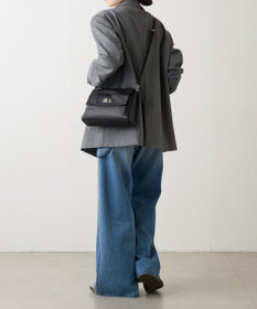 russet ソフトレザーフラップミニトートバッグ(CE-1674)