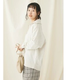 CRAFT STANDARD BOUTIQUE 　裏毛セーラーカラーＺＩＰプルオーバー