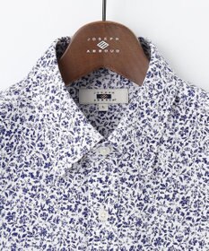 JOSEPH ABBOUD 【吸水速乾/イージーケア】シャンブレープリント ジャージ シャツ