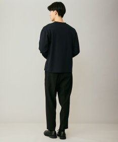 UNFILO MENS 【ストレッチ/イージーケア】WOOL TOUCH 機能美パンツ ワイド