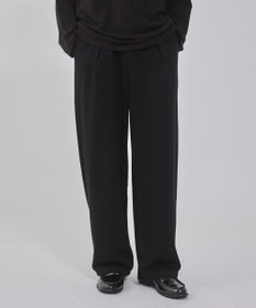 WEGO 【ウエストゴム/MLサイズ展開/ユニセックス着用ITEM】ボンディングワイドスウェットパンツ