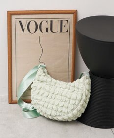 WEGO カラーハーフムーンショルダー