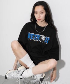 WEGO 【ユニセックス着用ITEM/ネックレス付き】アクセ付きグラフィックT（S）