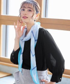 Tiaclasse L 【洗える】胸元ドレープブラウス