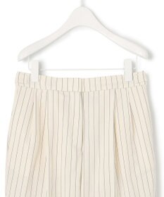 ICB L 【洗える・セットアップ対応】 LooseWeave ストライプ柄テーパードパンツ