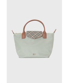 DAKS 【2WAY】ナイロン×牛革 ハウスチェック トートバッグ