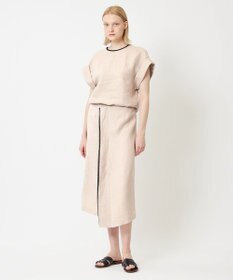 BEIGE， CHESTNUT / デザインスカート