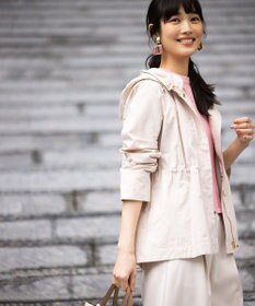 組曲 L 【フード取り外し可】2WAYショート丈ライトアウター