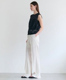 BEIGE， 【イージーケア・セットアップ対応】BATEAU / バックスリット ストレートパンツ