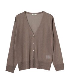 earth music&ecology ラメ入りニットカーディガン
