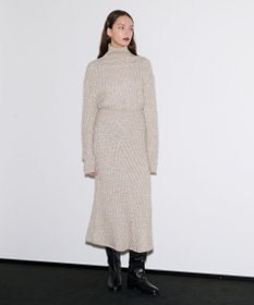 JOSEPH ファジーケーブル　フレアスカート