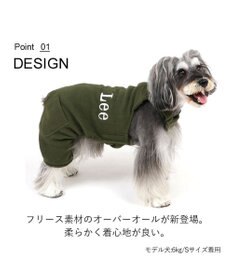 PET PARADISE 犬 服 Ｌｅｅ フリース オーバーオール パンツつなぎ 【小型犬】