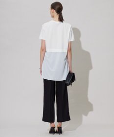 ICB L 【人気のため新色追加・UVケア・洗える】シアージャージーコンビ カットソー