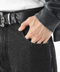 WEGO 【ユニセックス着用ITEM】フリンジデニムパンツ