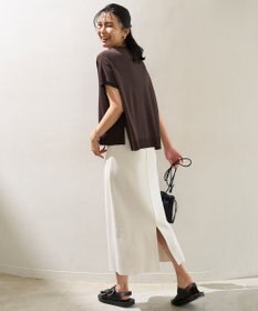 UNFILO スゴ機能美ニット Iラインスカート