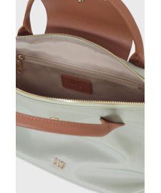 DAKS 【2WAY】ナイロン×牛革 ハウスチェック トートバッグ