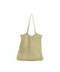 UNBILLION カシュカシュ cachecache / ラメ糸編みトートバッグ