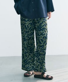 UNFILO 【ウエストゴム】プリント イージーパンツ