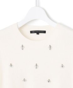 23区 L 【滝沢眞規子さん着用】ビジュー クルーネック ニット