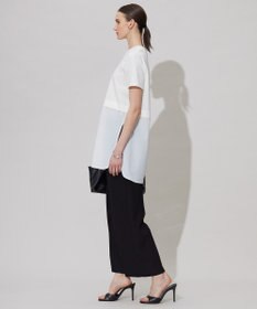 ICB L 【人気のため新色追加・UVケア・洗える】シアージャージーコンビ カットソー