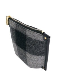 IBIZA プエブロ　ウール/牛革　ポーチ