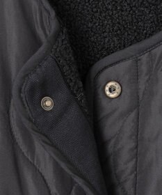 ANY L 【マフラー付き】キルトリバーシブルコート