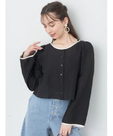 earth music&ecology シアーパイピングシャツ